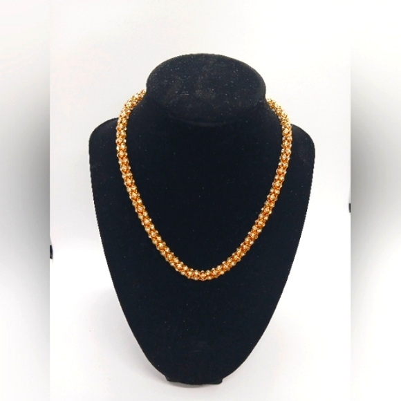 Gorgeous Gold & Rhinestone Chain Lot! 3 pieces Salvaged - Picture 9 of 14